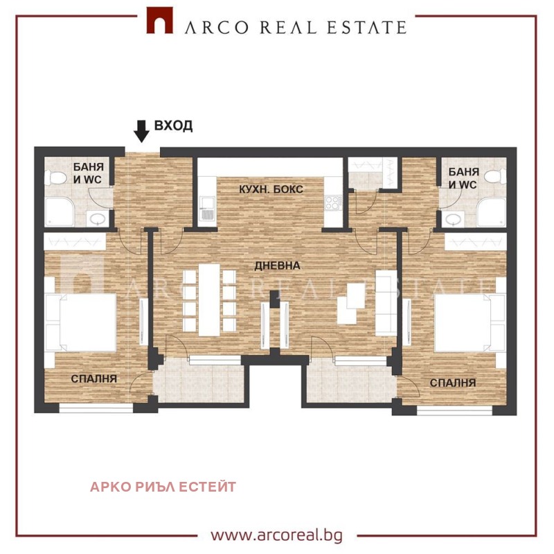 Te koop  2 slaapkamers Sofia , Poligona , 120 m² | 21620362 - afbeelding [5]