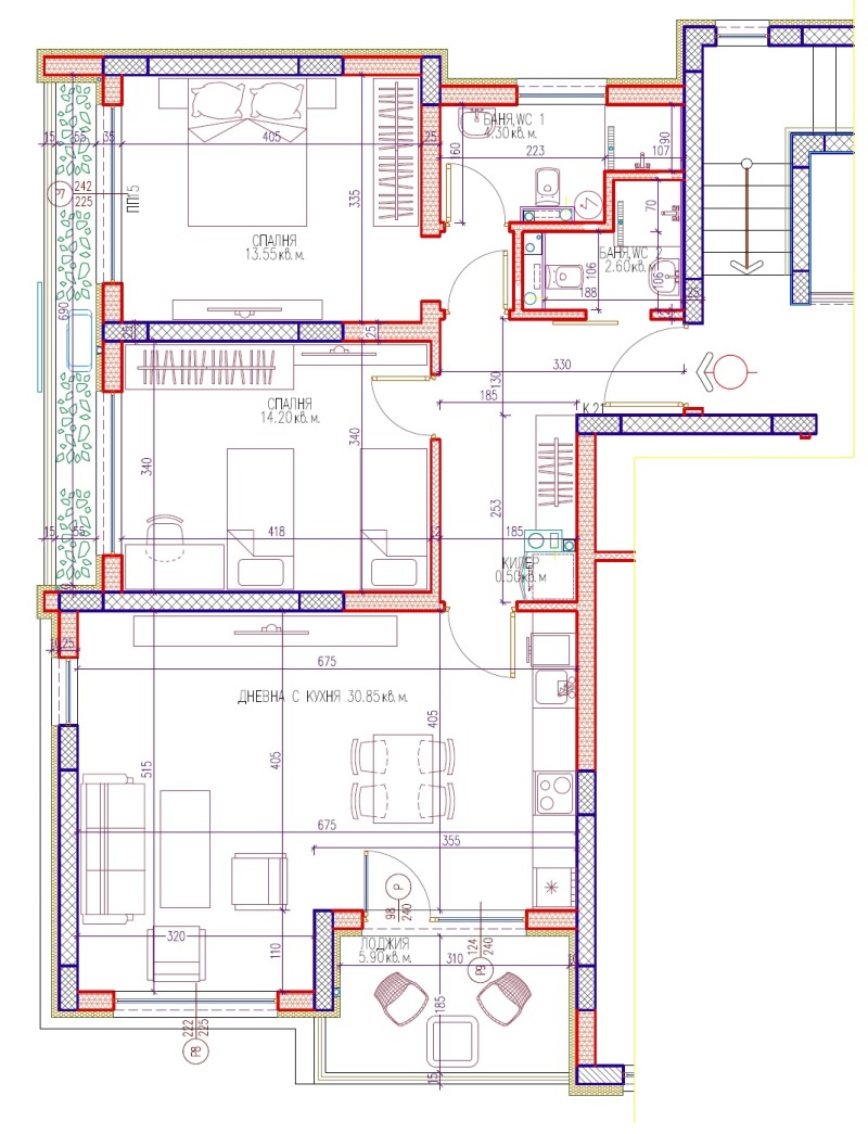 Продава  3-стаен град Пловдив , Отдих и култура , 117 кв.м | 54068977 - изображение [2]