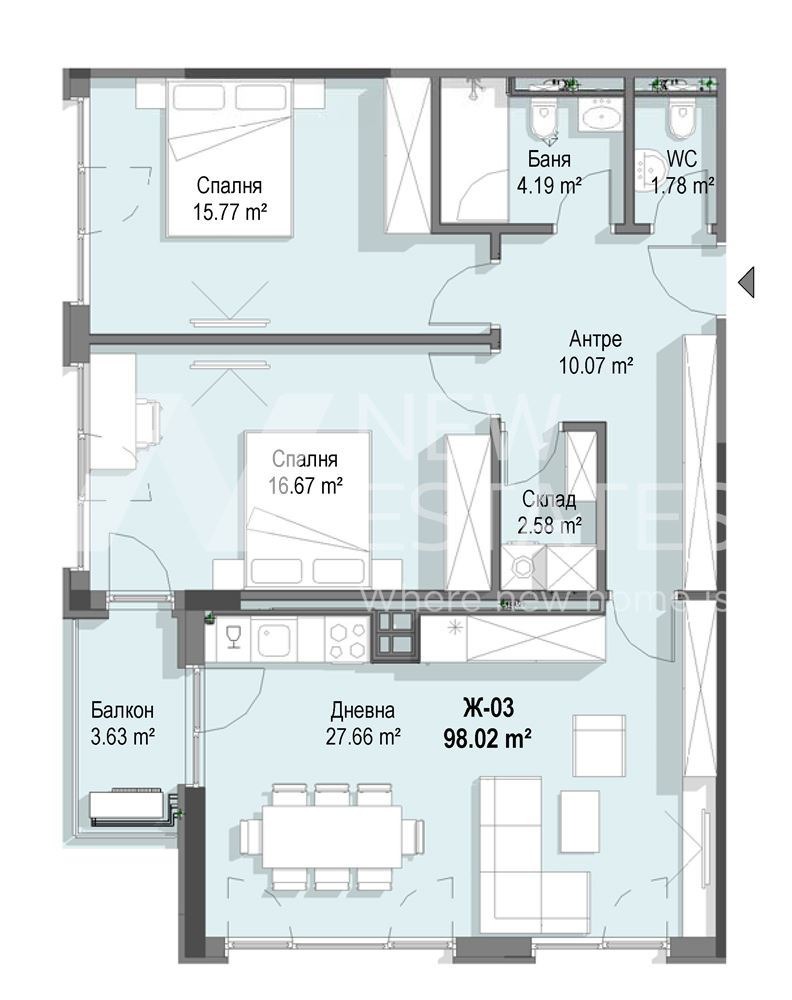 Продава  3-стаен град София , Кръстова вада , 116 кв.м | 79103864 - изображение [5]