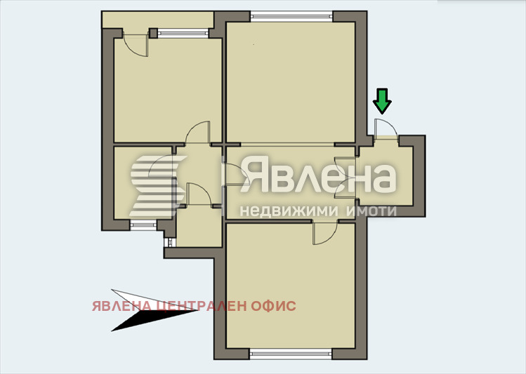 Продава 3-СТАЕН, гр. София, Център, снимка 3 - Апартаменти - 53181114