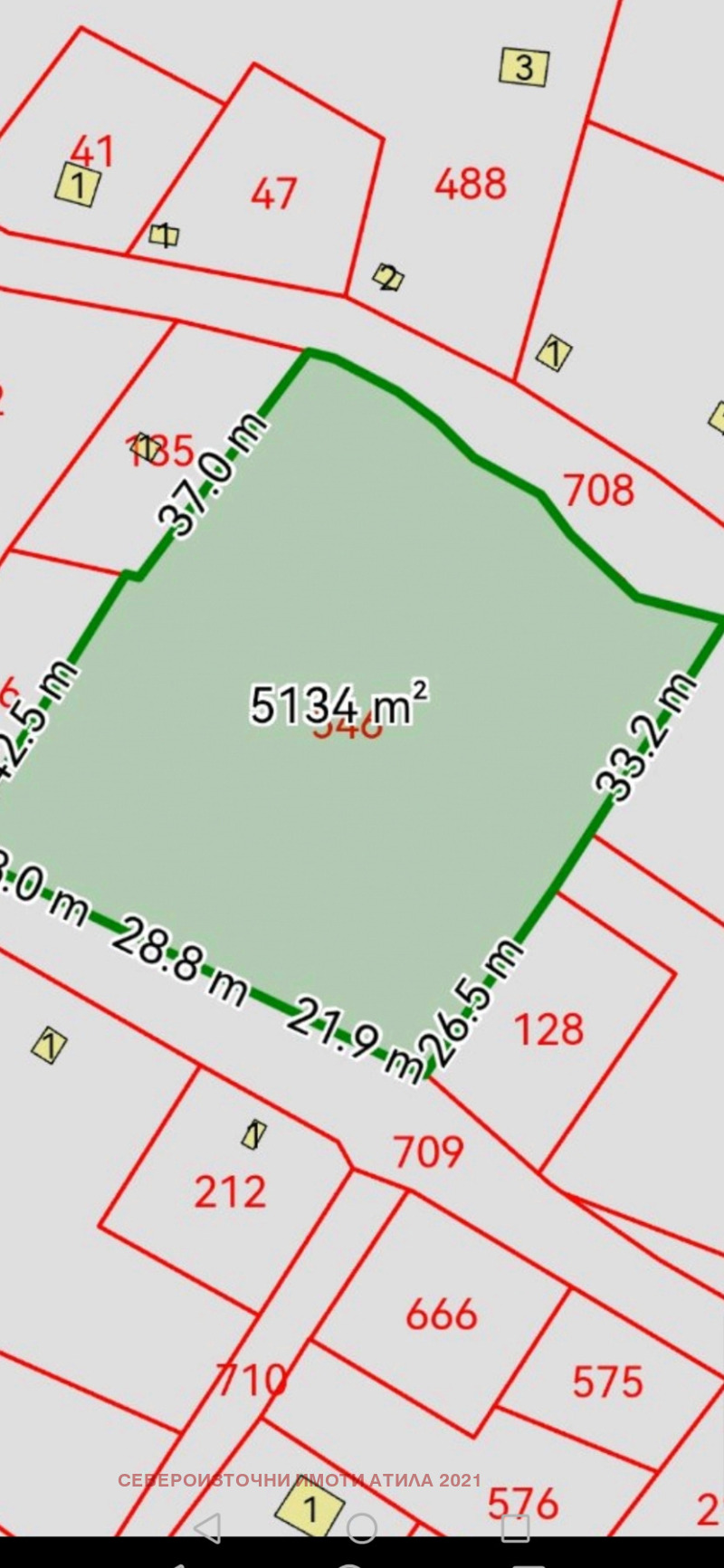 Продава  Парцел град Варна , с. Звездица , 5130 кв.м | 50033434 - изображение [2]