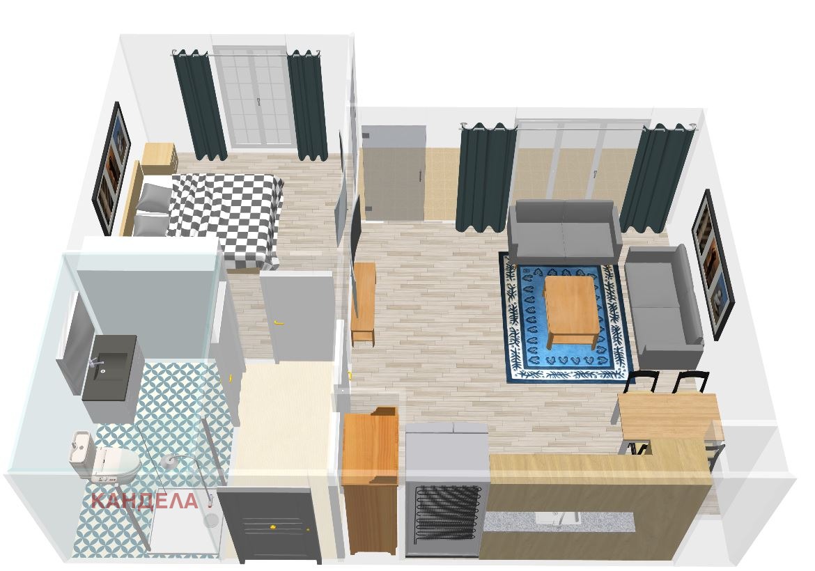 Продава 2-СТАЕН, гр. Пловдив, Беломорски, снимка 4 - Апартаменти - 54688220