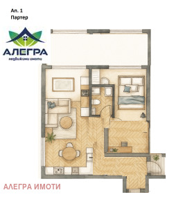 1 bedroom Velingrad, region Pazardzhik