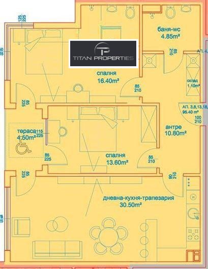 Продава 3-СТАЕН, гр. Бургас, Славейков, снимка 3 - Апартаменти - 53719277