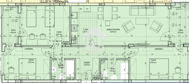 Продава 4-СТАЕН, гр. Велико Търново, Картала, снимка 10 - Апартаменти - 56326250