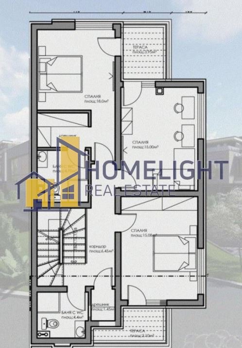 Продава КЪЩА, гр. София, Горна баня, снимка 16 - Къщи - 56193746