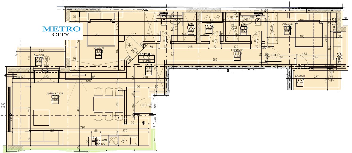 Продава 3-СТАЕН, гр. София, Овча купел, снимка 2 - Апартаменти - 54024802
