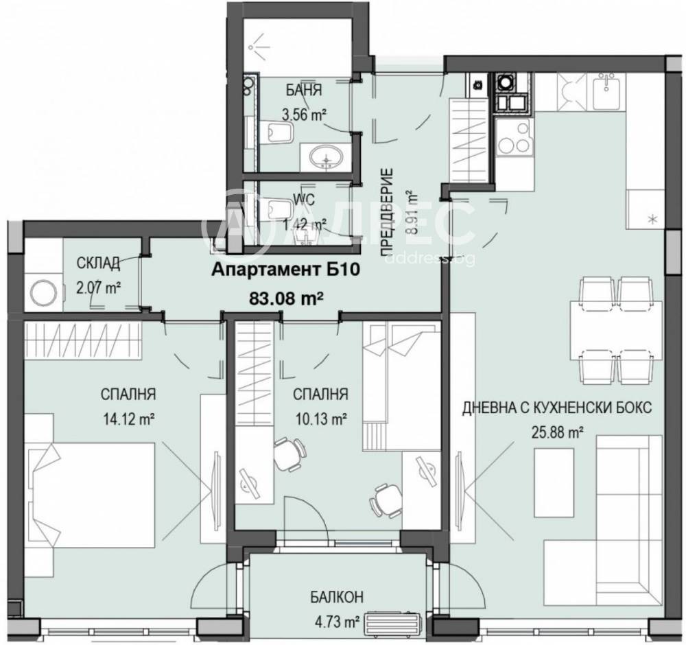 Продава 3-СТАЕН, гр. София, Кръстова вада, снимка 4 - Апартаменти - 54847582
