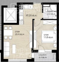 Продава  2-стаен град София , Дружба 1 , 58 кв.м | 26705646 - изображение [4]