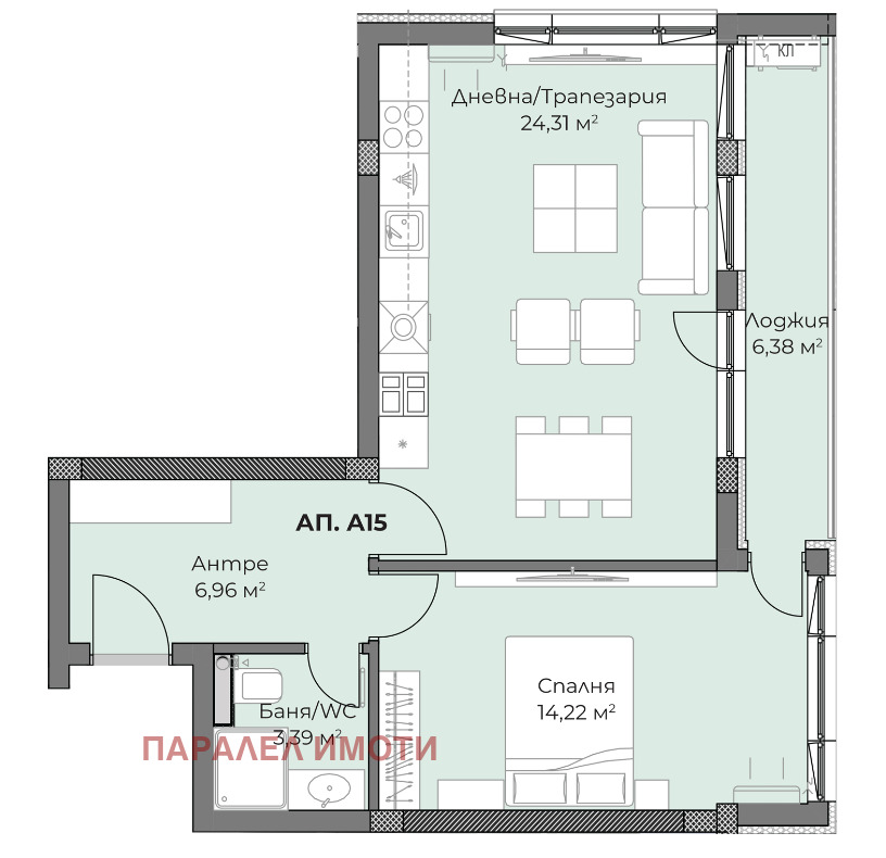 Продава 2-СТАЕН, гр. Пловдив, Отдих и култура, снимка 2 - Апартаменти - 51921746