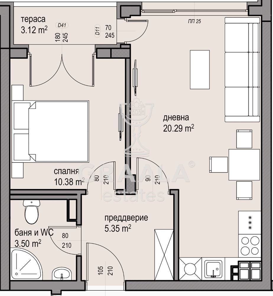 Продава 2-СТАЕН, гр. София, Малинова долина, снимка 7 - Апартаменти - 55025699