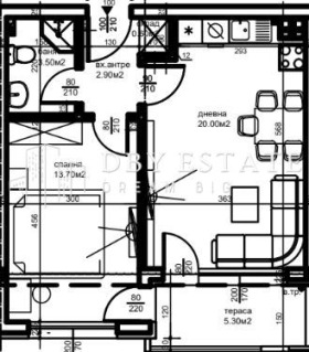 1 bedroom Komatevski vazel, Plovdiv 2