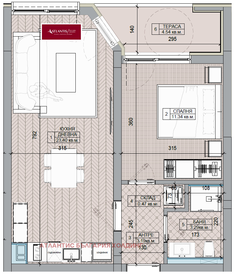 De vânzare  1 dormitor Sofia , Liulin 6 , 65 mp | 39271112 - imagine [15]