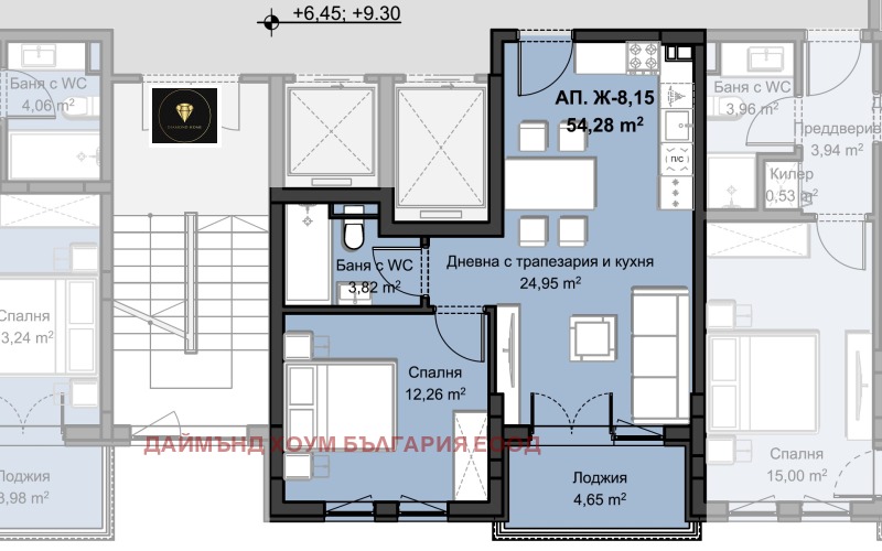 À venda  1 quarto Plovdiv , Hristo Smirnenski , 71 m² | 44868185 - imagem [3]