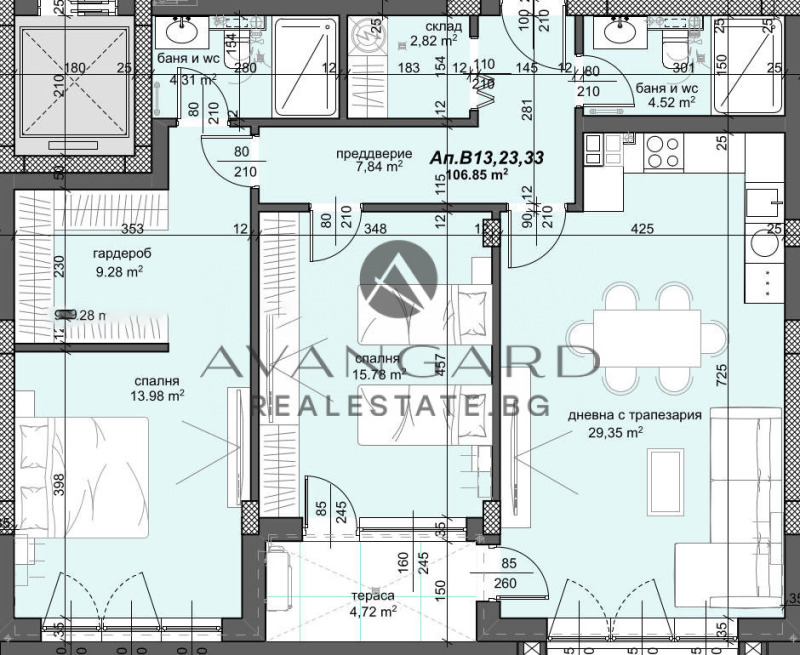 Продава 3-СТАЕН, гр. Пловдив, Тракия, снимка 13 - Апартаменти - 53002706