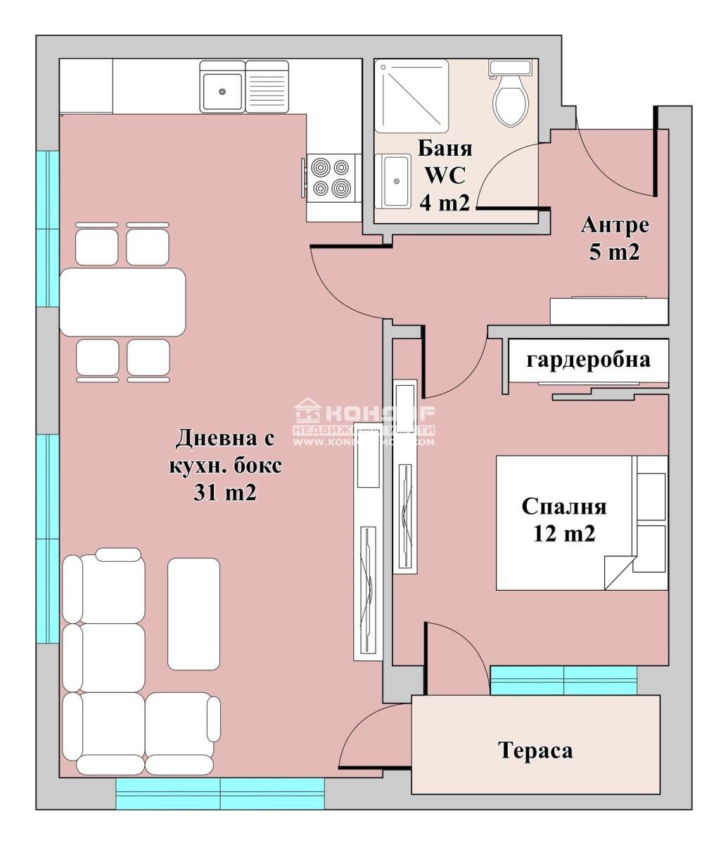 Продава 2-СТАЕН, гр. Пловдив, Тракия, снимка 3 - Апартаменти - 54225680