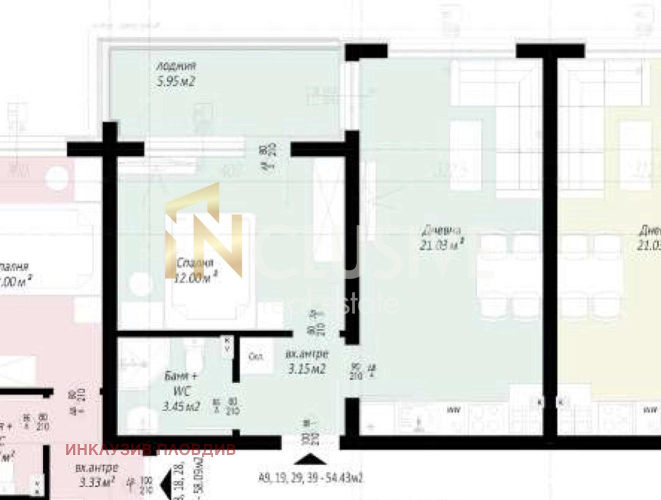 Продава 2-СТАЕН, гр. Пловдив, Беломорски, снимка 9 - Апартаменти - 54368631