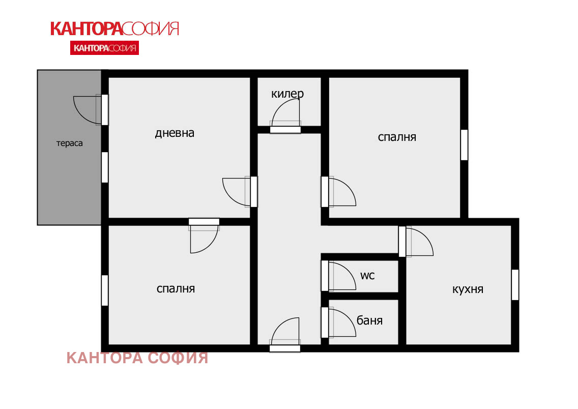 Продава 3-СТАЕН, гр. София, Гоце Делчев, снимка 8 - Апартаменти - 56068417