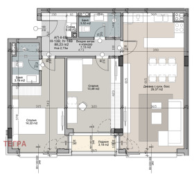 3-стаен град София, Кръстова вада 3