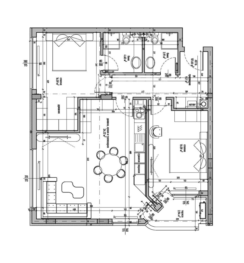 À venda  2 quartos Sofia , Malinova dolina , 121 m² | 61050944