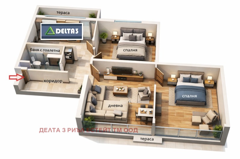 Продава 3-СТАЕН в град София, Бъкстон - 85 кв.м / 198 000 € » 387 254.34 лв., ДЕЛТА 3 РИЪЛ ЕСТЕЙТ ТМ ООД