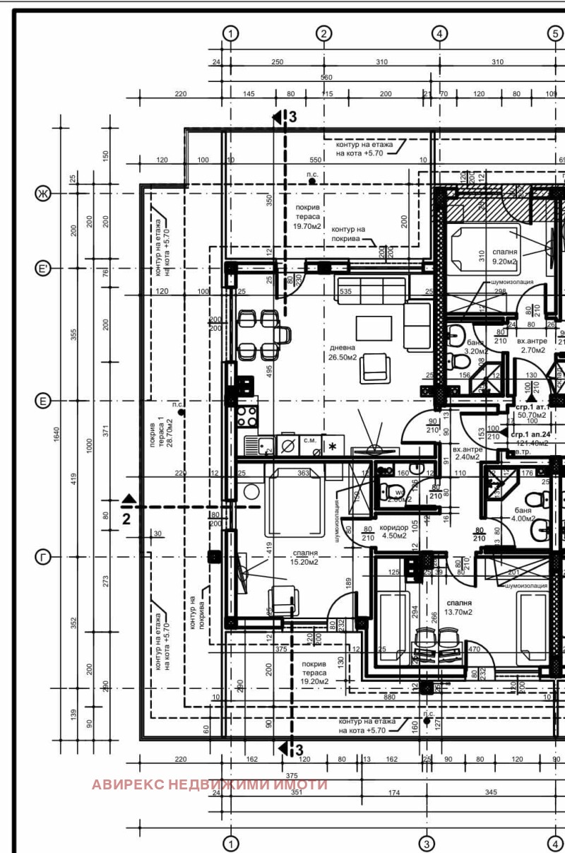Продава 3-СТАЕН в град Пловдив, Остромила - 137 кв.м / 125 800 € » 246 043.41 лв., АВИРЕКС НЕДВИЖИМИ ИМОТИ