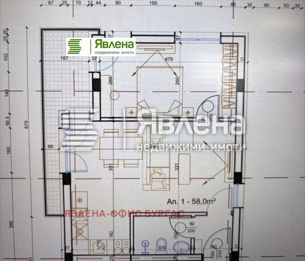 En venta  1 dormitorio región Burgas , Nesebar , 68 metros cuadrados | 62885257 - imagen [2]