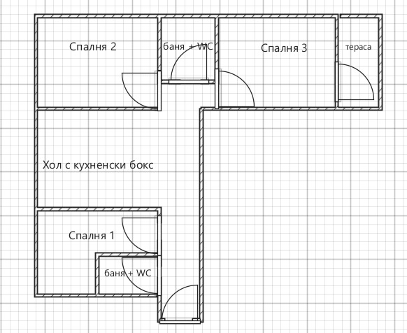 Till salu  3 sovrum Sofia , Drujba 1 , 84 kvm | 16452605 - bild [2]
