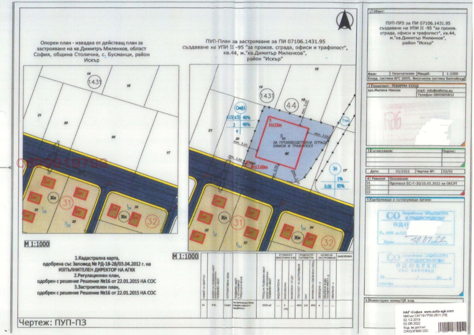 Продава ПАРЦЕЛ, гр. София, Димитър Миленков, снимка 6 - Парцели - 56249978