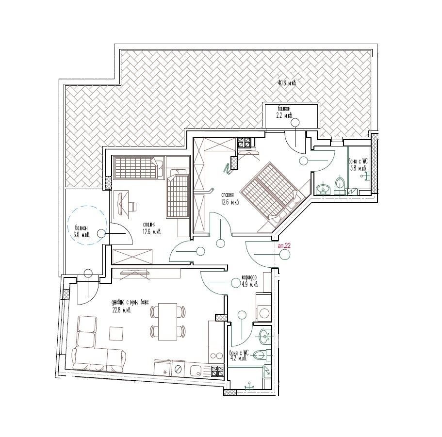 Продава 3-СТАЕН, гр. Варна, Погреби, снимка 2 - Апартаменти - 54262734