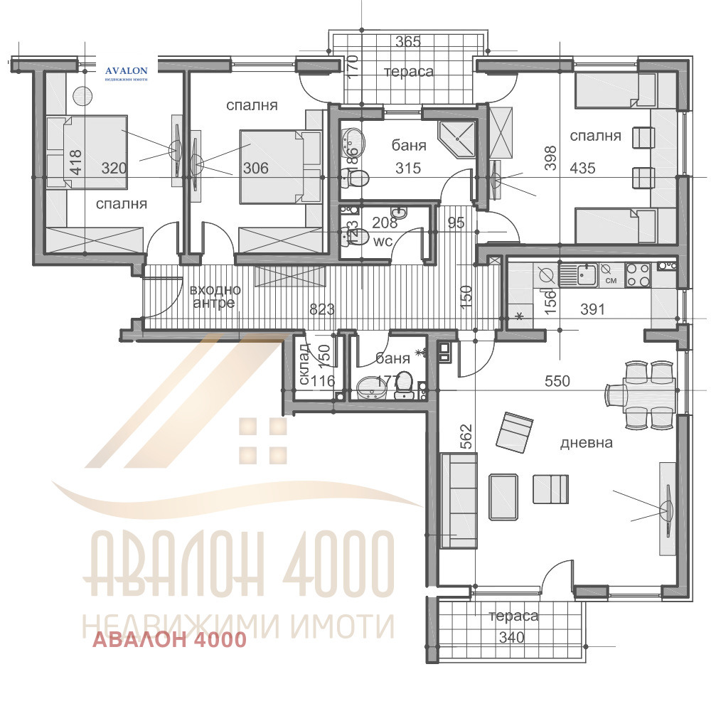 Продава 4-СТАЕН, гр. Пловдив, Остромила, снимка 3 - Апартаменти - 56158334