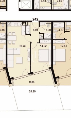 1 slaapkamer Simeonovo, Sofia 4