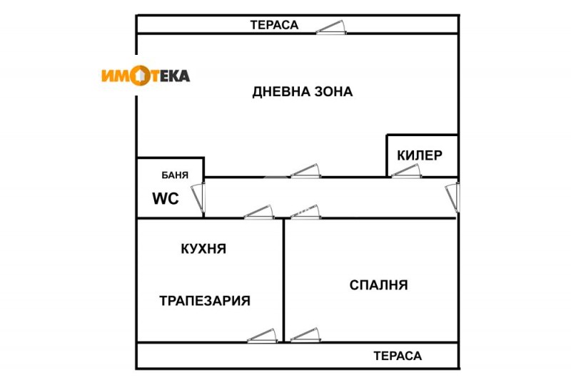 En venta  2 dormitorios Varna , Asparujovo , 86 metros cuadrados | 67188680 - imagen [2]