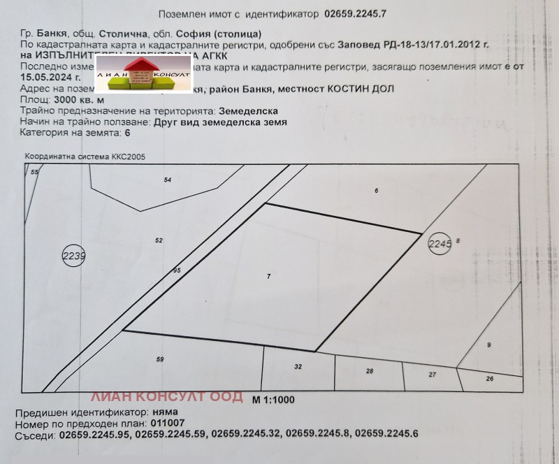 Продава ПАРЦЕЛ, гр. Банкя, област София-град, снимка 3 - Парцели - 49089804