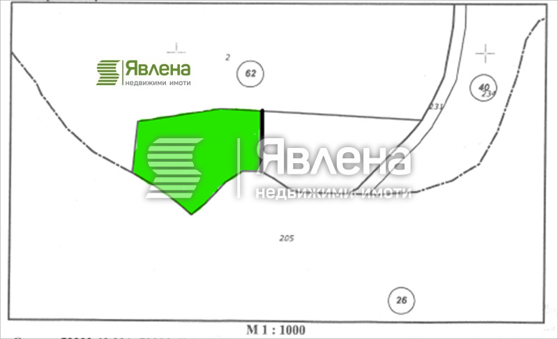 Til salgs  Plott region Pernik , Batanovtsi , 1001 kvm | 52774859