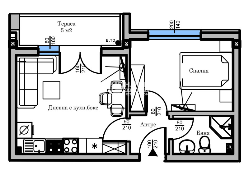 Продава 2-СТАЕН, гр. Пловдив, Христо Смирненски, снимка 2 - Aпартаменти - 49499819