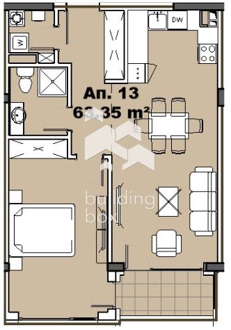 En venta  1 dormitorio Sofia , Knyazhevo , 76 metros cuadrados | 34928486 - imagen [12]