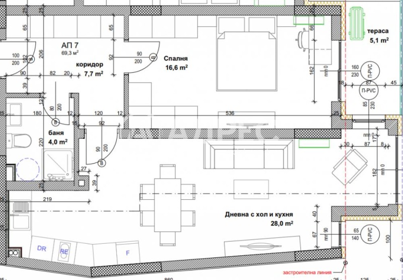 De vânzare  1 dormitor Sofia , Banișora , 84 mp | 92491814 - imagine [3]