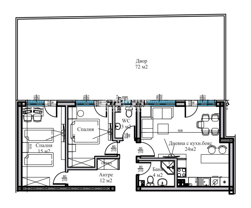 Продава 3-СТАЕН, гр. Пловдив, Беломорски, снимка 2 - Aпартаменти - 48971655