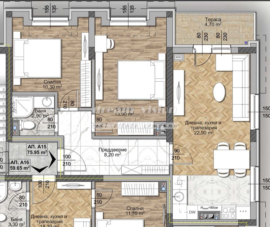 Продава 3-СТАЕН, гр. София, Овча купел, снимка 2 - Апартаменти - 49573521