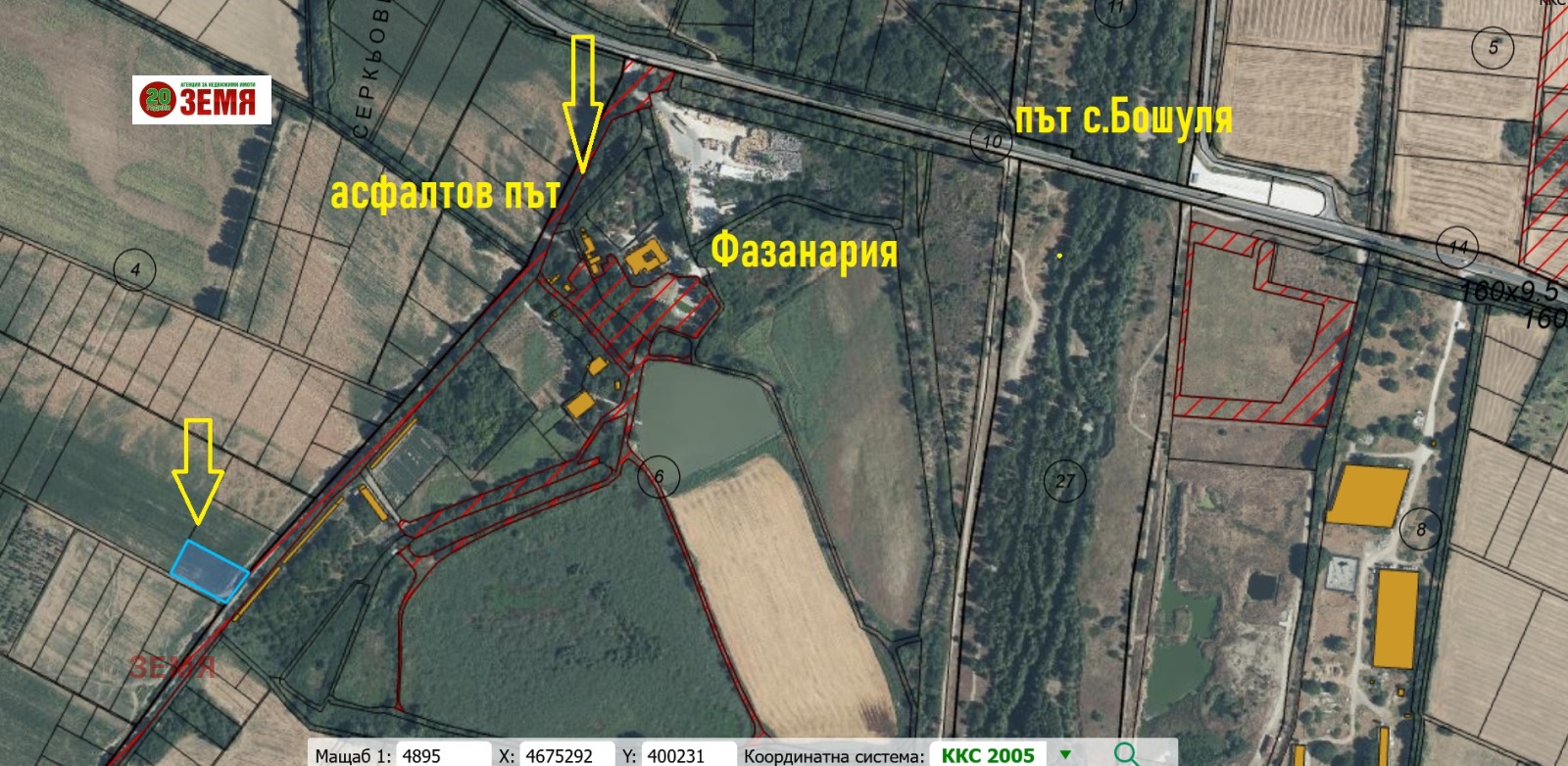 Продава ПАРЦЕЛ, гр. Пазарджик, Устрем