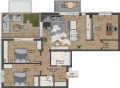 Продава  4-стаен град Пловдив , Коматевски възел , 167 кв.м | 61637063 - изображение [2]