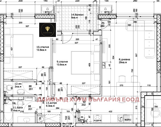 Til salg  2 soveværelser Plovdiv , Ostromila , 94 kvm | 34544897 - billede [2]