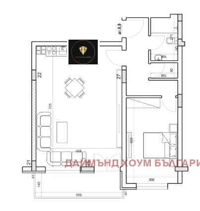 Продава 2-СТАЕН, гр. Пловдив, Младежки Хълм, снимка 2 - Aпартаменти - 48388735