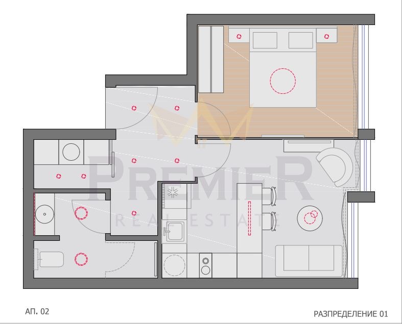 Продава  2-стаен град Варна , Зимно кино Тракия , 51 кв.м | 29089065 - изображение [11]