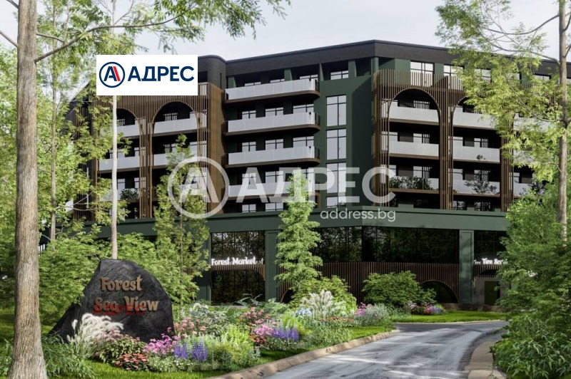 На продаж  1 спальня Варна , к.к. Чайка , 58 кв.м | 80258809