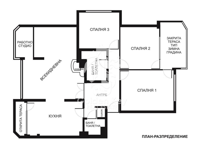 Продава МНОГОСТАЕН, гр. София, Гео Милев, снимка 1 - Aпартаменти - 47491470