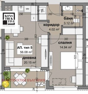 1 bedroom Levski G, Sofia 2