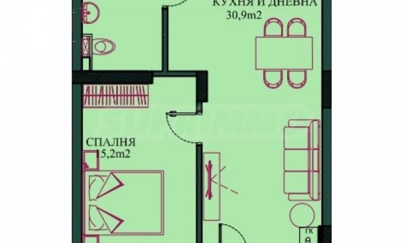 Продава  2-стаен град София , Малинова долина , 73 кв.м | 74599640 - изображение [2]