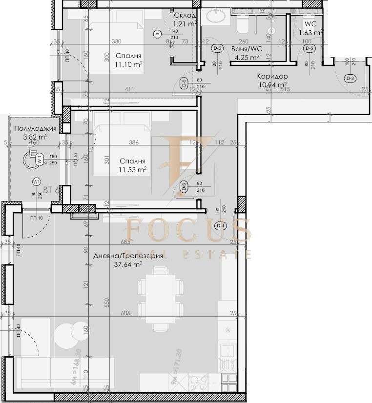 Продава 3-СТАЕН, град Пловдив, Младежки Хълм • 161640 € • 40559554 — Holmes.bg